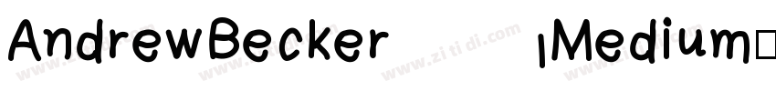 AndrewBecker Medium字体转换